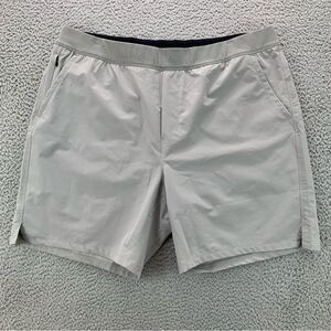 Public Rec Men's Flex Relaxed Athletic Fit Gray Shorts  -  Size:  40